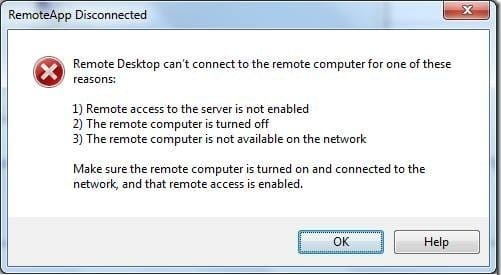 Remote Connection Failure After Upgrading WS 2008 R2 to WS 2012